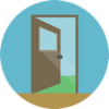 icon representing the access to a clinic